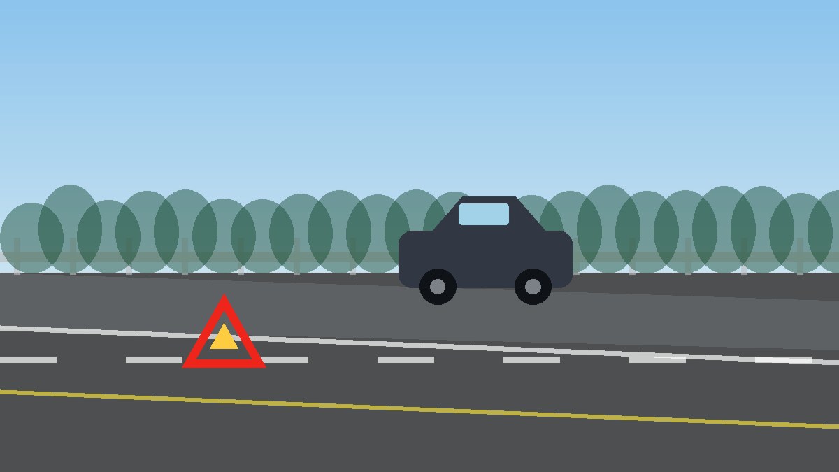 可克达拉道路故障安全等待现场图